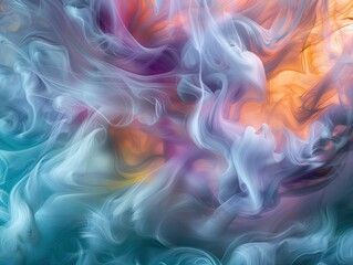 Obraz premium Ethereal mist swirling in dreamy hues