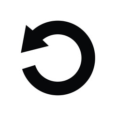 refresh button logo design for operating instructions or so on