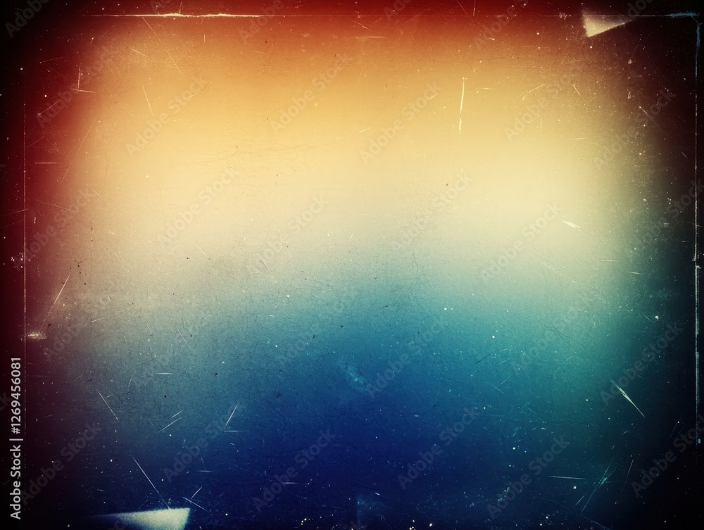 Poster abstract gradient background with vintage texture and soft colors blending harmoniously.