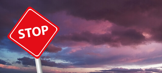 Awareness photo vector illustration - road safety message - children's education poster, Flat design, colorful SIGN