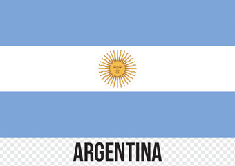 National flag of Argentina Flag of Argentina. Vector illustration.