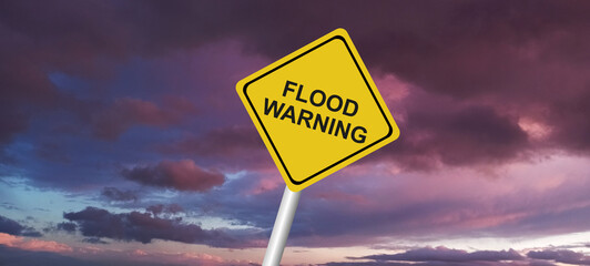 Hurricane season with symbol sign against a stormy background and copy space. dirty and angled sign adds to the drama. hurricane sign, hurricane season sing on cloudy background