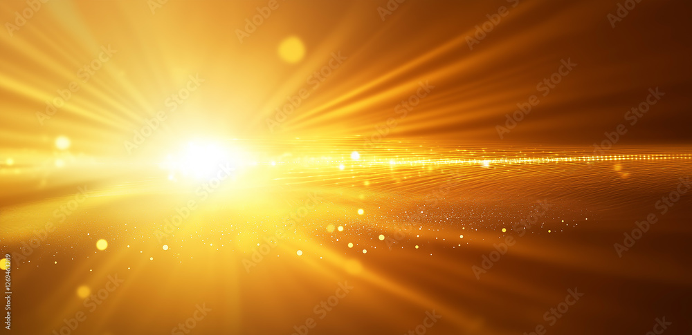 Poster abstract background with rays