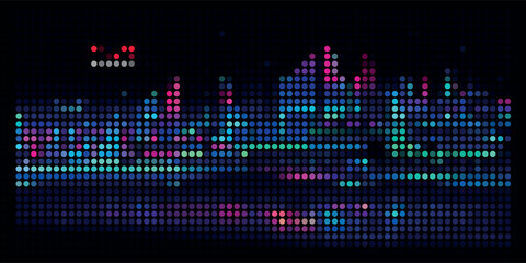 Light colorful vector cover with spots. Abstract illustration with colored bubbles in nature style. Pattern for beautiful websites.