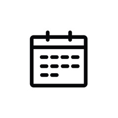 Calendar icon, vector illustration. Flat design style. calendar icon vector illustration isolated on white background, calendar icon Eps10. calendar icon