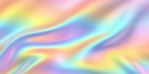 Obraz premium dreamy gradients pearlescent tones result in a mesmerizing interplay Mystical Abstract Streams Expand Seamlessly.