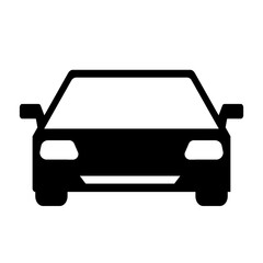 Car vector icon, Transportation symbol, Parking symbol for infographic, Traffic Clip art, Modern car on white background,Editable