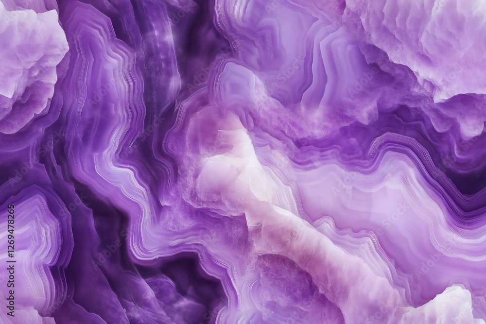 Poster seamless sugilite purple agate stone, showcasing its intricate patterns and layers. the smooth, wavy