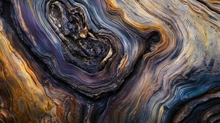Detailed close up of a tree trunk showcasing unique bark textures for nature art and illustrations