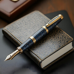 pen and diary AI generated