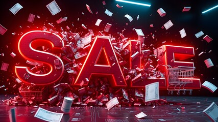 Cyber Chaos: "SALE" Text Wreaking Havoc in Digital Commerce