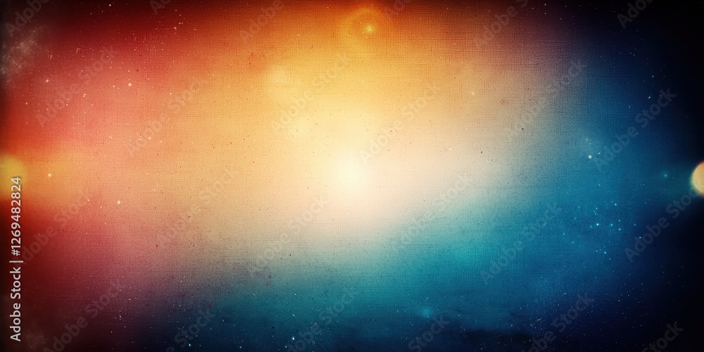 Poster abstract colorful gradient background with textured patterns.