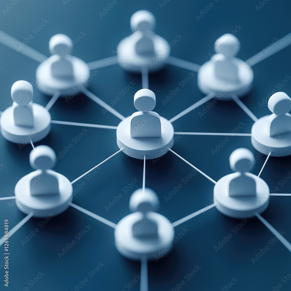 Aufkleber collaborative networking event modern office infographic digital environment aerial view professiona