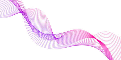 Wavy flowing curve pattern of digital modern technology and geometry, modern seamless abstract wave curve lines with flowing particles, smooth and dynamic speed wave patterns technology lines.
