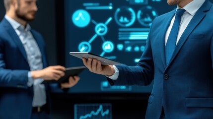 Business meeting insights corporate office digital reporting modern environment professional viewpoint data analysis concept