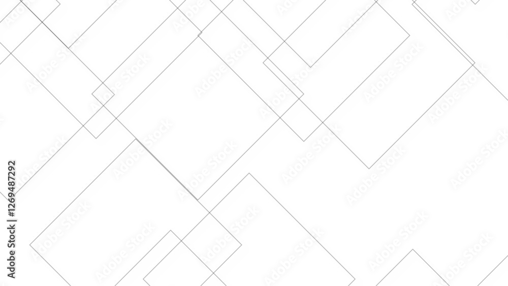 Poster abstract boxes background. modern technology illustration with square mesh. abstract seamless random