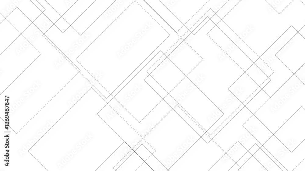 Poster abstract boxes background. modern technology illustration with square mesh. digital geometric abstra