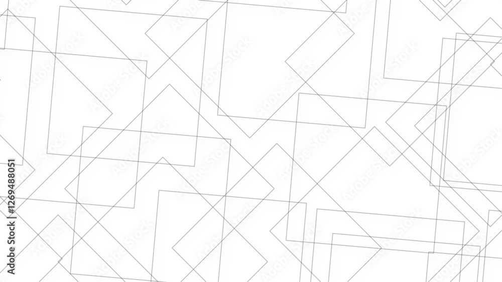 Poster abstract boxes background. modern technology illustration with square mesh. abstract seamless random