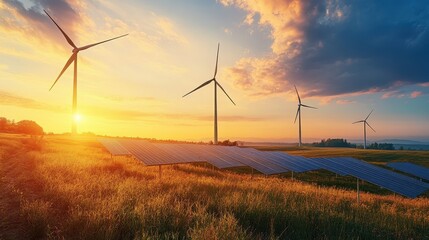 Obraz premium Evaluate the potential of investing in renewable energy. 