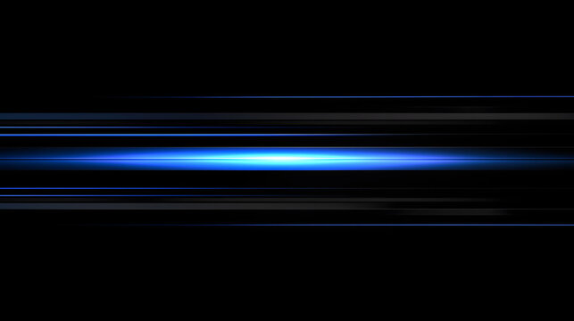  Stark black background featuring parallel blue light lines with a prominent central blue strip emitting a soft glow. The clean, minimalist composition gives a high-tech, modern feel.