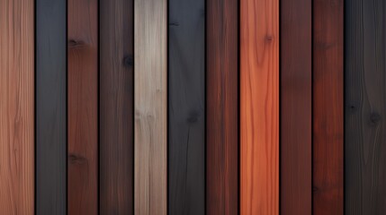 Obraz premium Mixed Hardwood Planks in Vertical Layout. Generative AI