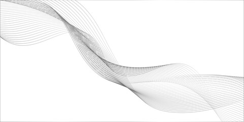 soft and light color gradient abstract geometric lines patterns, geometric abstract curved wave line on white background in unique style, abstract color gradient technology blend smooth wave lines.