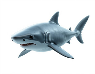 Obraz premium Baby Shark Swimming with a Sleek and Smooth Body 