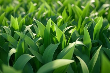 Seamless High-Quality Texture of Fresh Green Grass