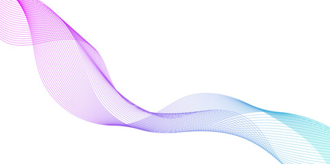 soft and pastel gradient color abstract geometric curved wave lines, modern background with lines and particles in unique style, Digital energy waves technology concept abstract geometric wave lines.