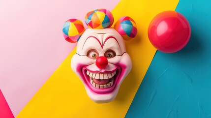 Fototapeta premium April Fools' Day Humorous Background: Encounter Witty Fun and Enjoy the Joyful April Fool's Time