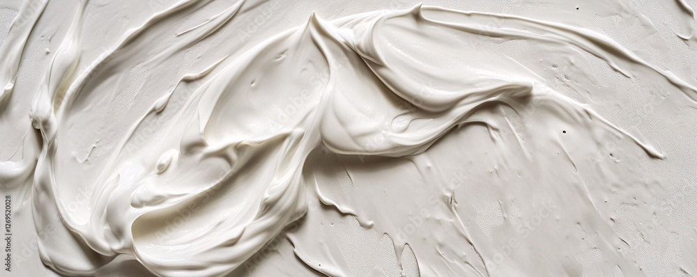 Poster Creamy texture creating abstract background with copy space