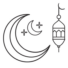 creative-moon-ramadan-line-art-vector-on-white-bac.eps