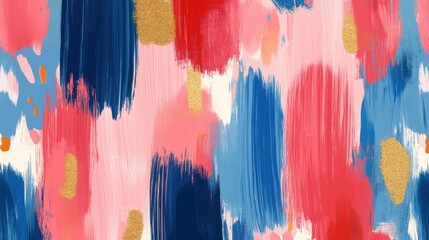 Vibrant Abstract Artwork, Modern Art Studio, Digital Art, Colorful Palette, Close-Up, Playful Brushstrokes