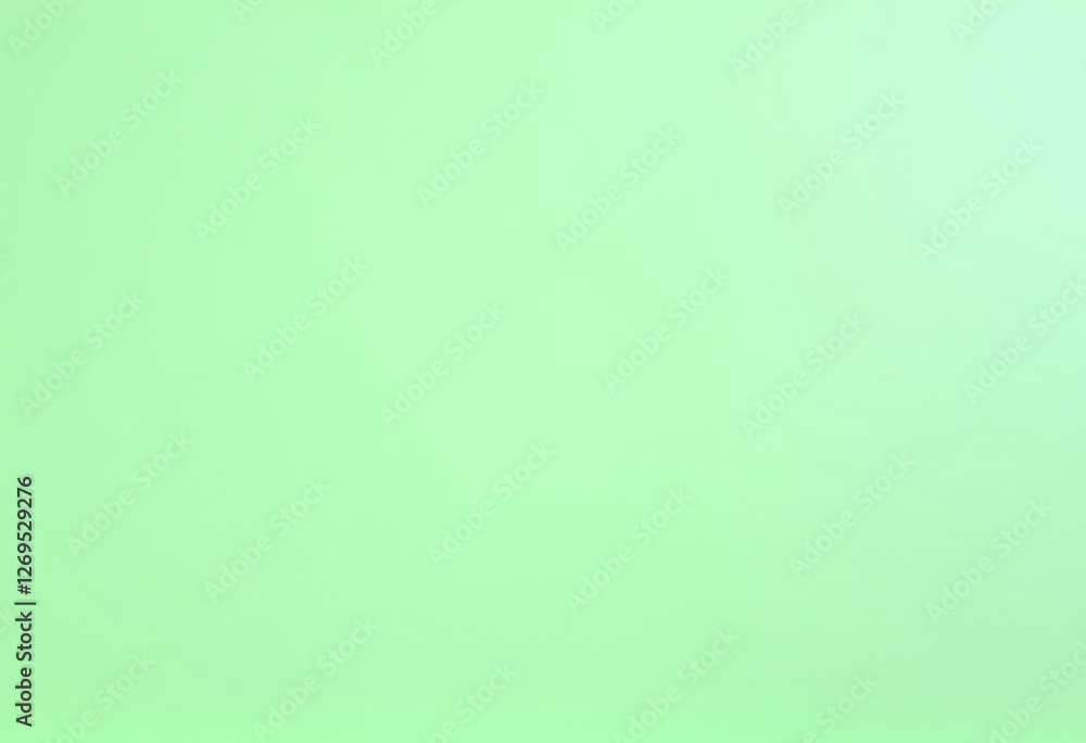 Poster generative ai showcases a smooth gradient background in light green