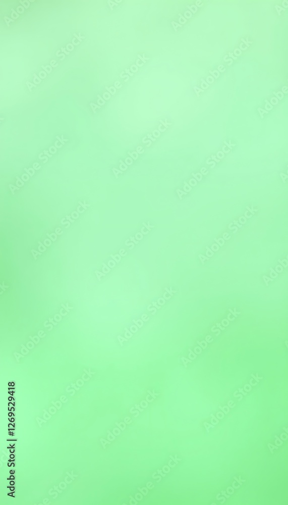Poster generative ai image featuring a soft and ethereal mint green gradient background