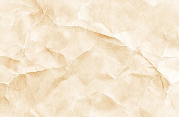 Obraz premium Textured Brown Paper Background with Creases and Wrinkles for Creative Projects and Designs