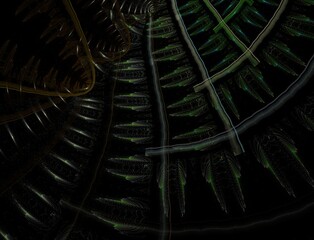 Imaginatory fractal abstract background Image