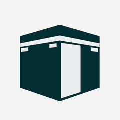 Vector Illustration of Kaaba Emerald Icon