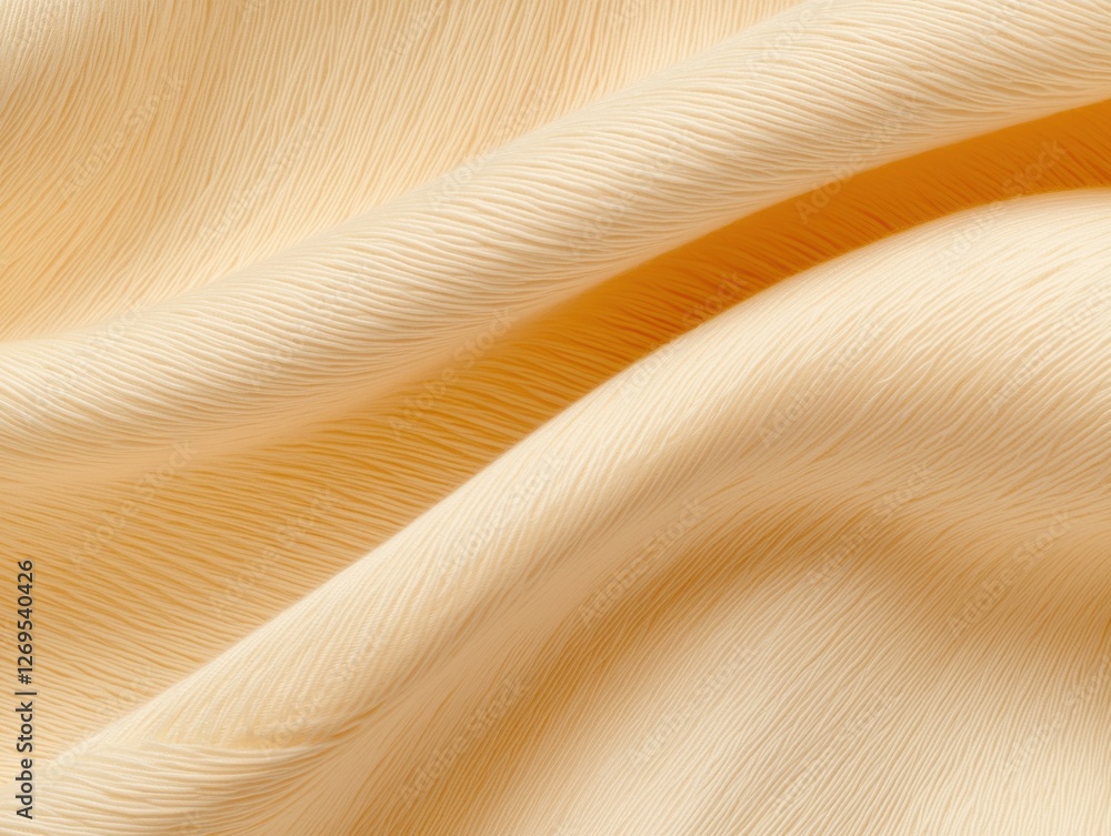 Aufkleber flowing yellow fabric texture textile studio - image soft environment close-up view material concept