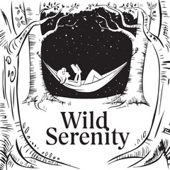 Starry Sky Wild Serenity Scene

