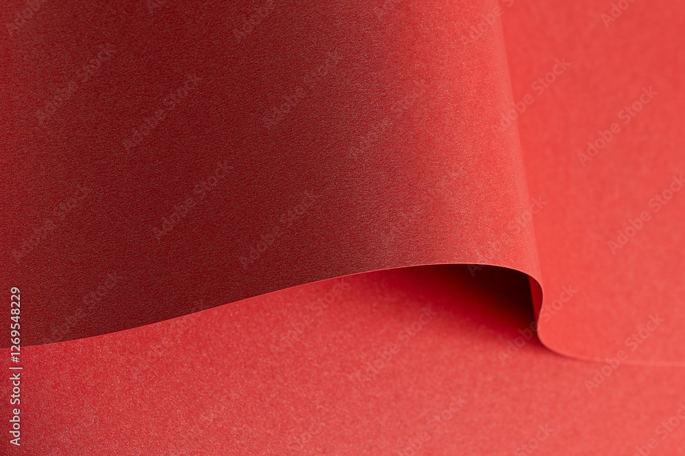 Aufkleber deep crimson paper background with a velvety matte texture and subtle wavy edges. rich scarlet and b