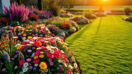 Obraz premium flowers in the park