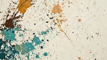 Eco-Friendly Splatter Paint Background, Artistic Design, Serene Nature, Soft Colors, Abstract Environment