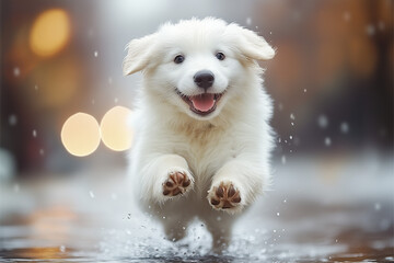 Jack Russell Terrier sitting on the floor