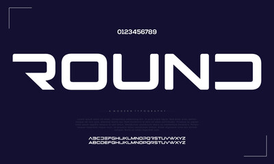 Abstract Fashion font alphabet. Minimal modern urban fonts for logo, brand etc. Typography typeface uppercase lowercase and number vector illustration.
