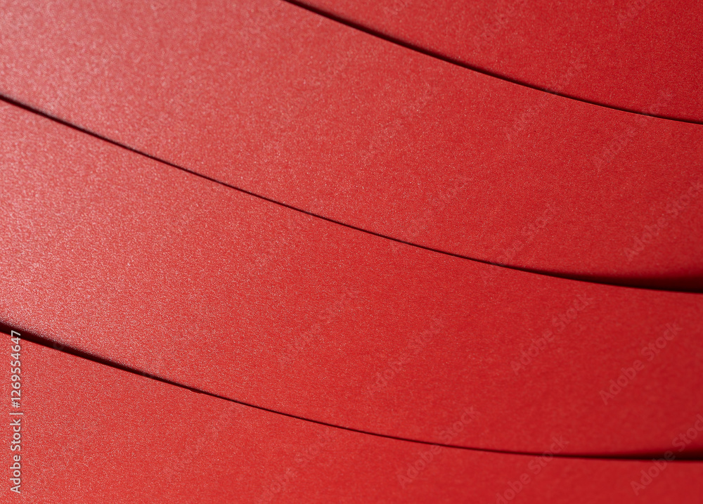 Poster Fiery crimson paper background with a fine grainy texture and layered folds. Rich ruby and scarlet tones create a bold, elegant, and luxurious abstract design with dynamic contrast.