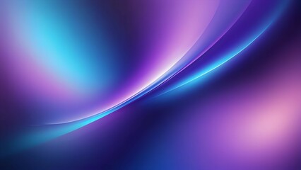 Soft gradient glow in vibrant blue and purple tones, creating a dreamy and futuristic abstract background