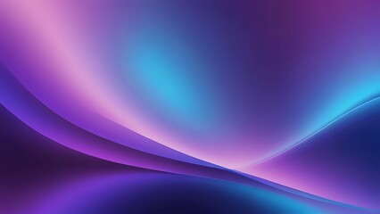 Soft gradient glow in vibrant blue and purple tones, creating a dreamy and futuristic abstract background