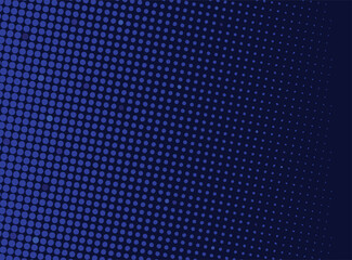 Dark Blue halftone dotted background