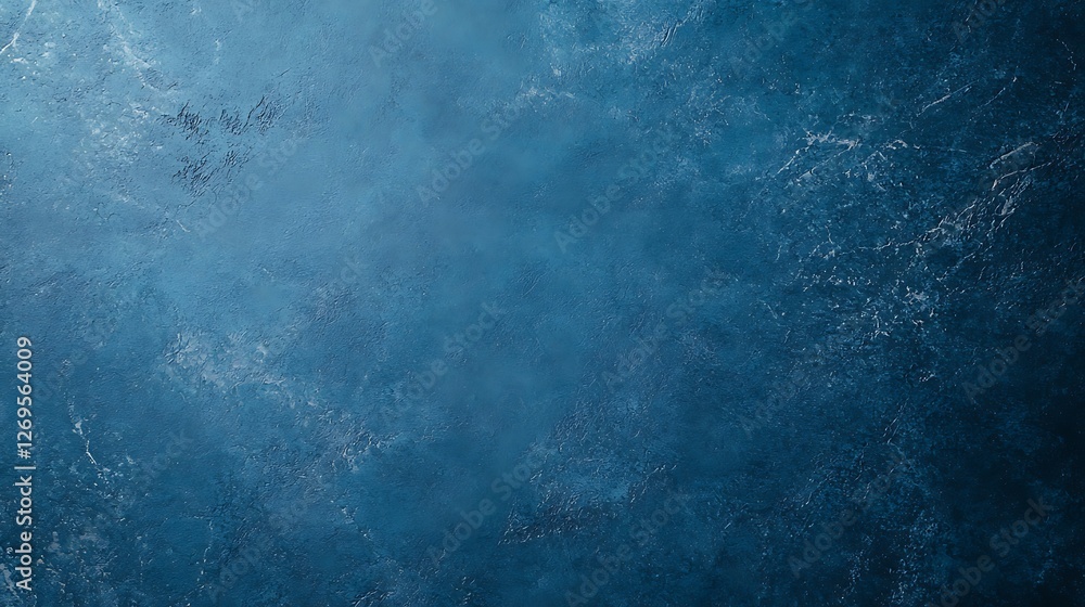 Poster a textured, deep blue background with subtle variations and a soft, artistic finish, perfect for des